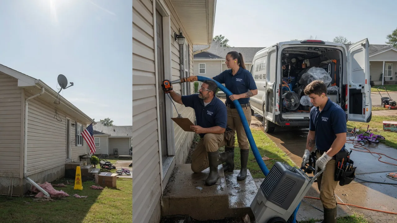 Ceiling Water Damage Restoration in Liberal, MO near me
